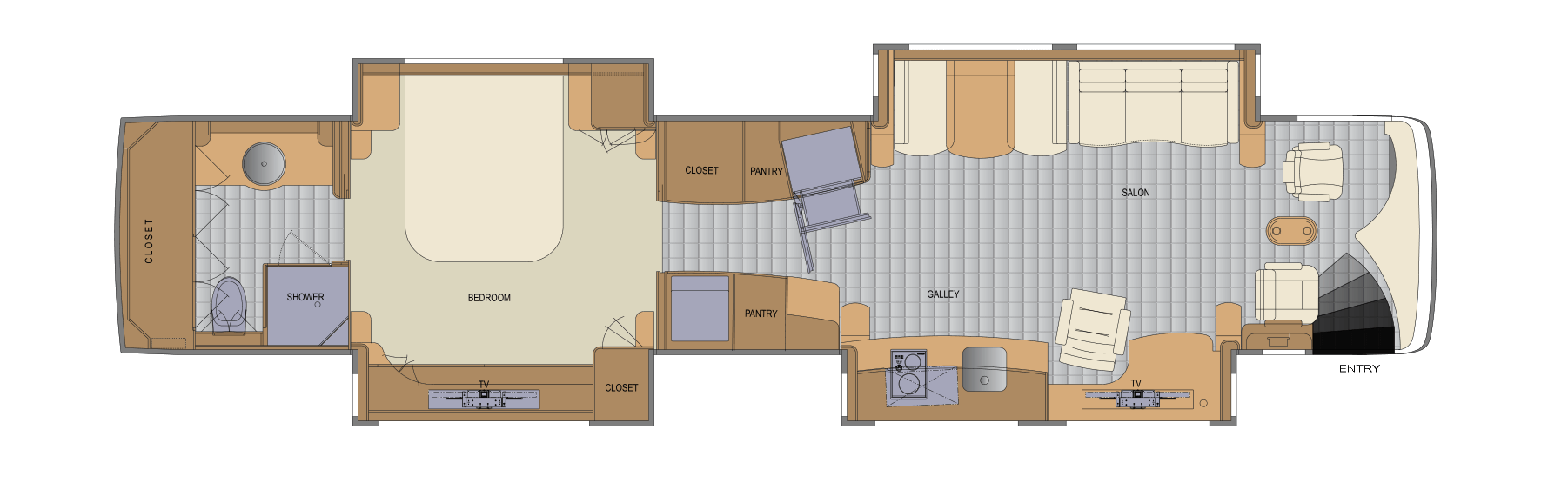 Floorplan Newell Coach Sales Miami Oklahoma